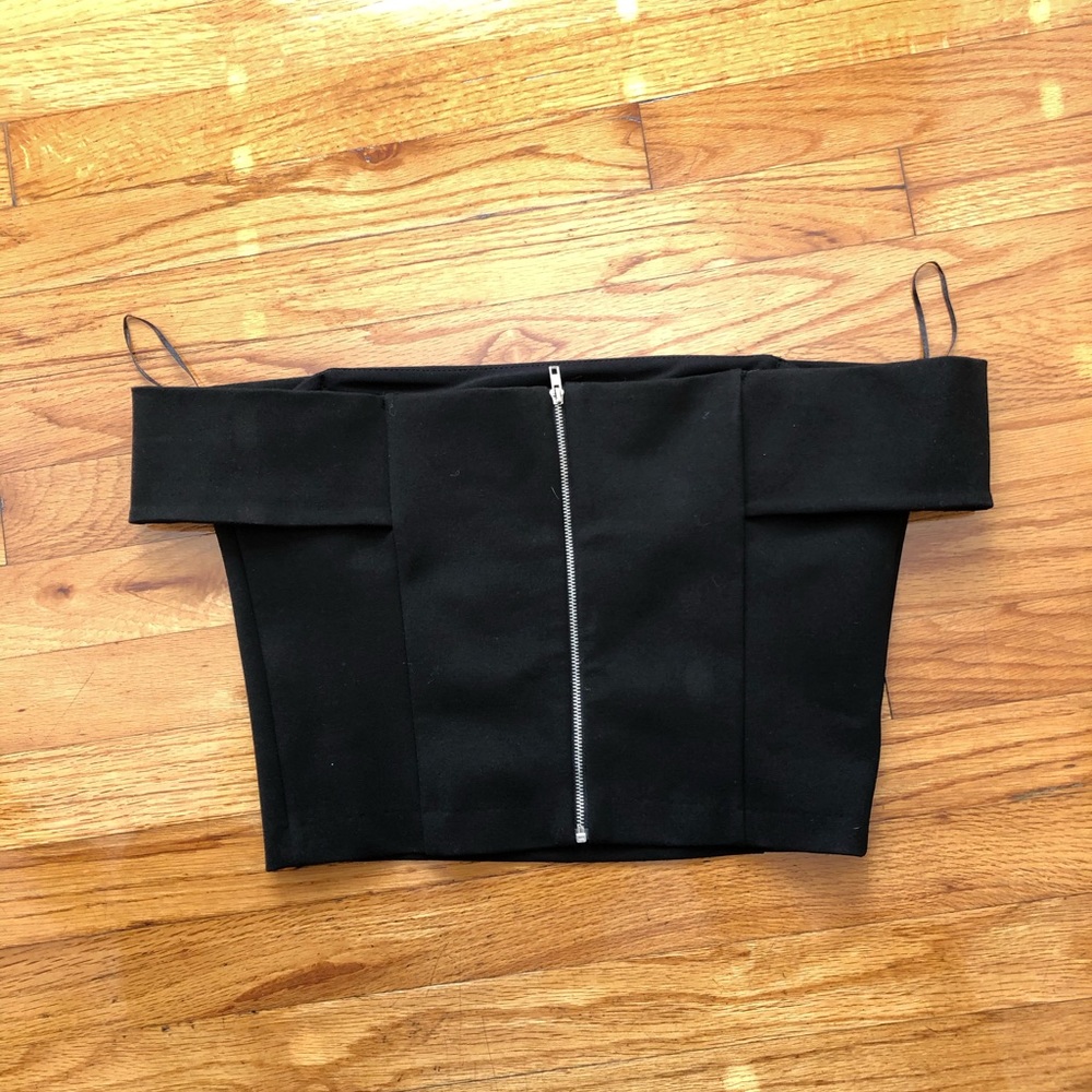 Black Off the Shoulder Top